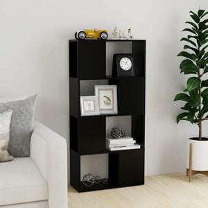 Libreria/Divisorio Nero 60x24x124,5 cm in Truciolato 809081