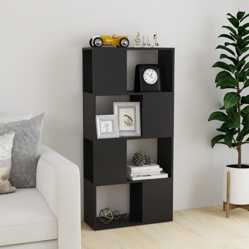Libreria/Divisorio Grigio 60x24x124,5 cm in Truciolato cod mxl 19259