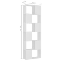 Libreria/Divisorio Bianco 60x24x186 cm cod mxl 23373