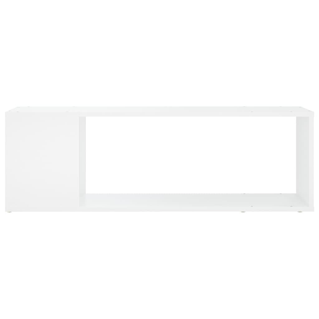 Mobile Porta TV-Mobile per TV-Credenza TV Bianco 100x24x32 cm in Legno Multistrato