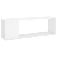 Mobile TV-Credenza TV-Console TV Bianco Lucido 100x24x32 cm in Truciolato