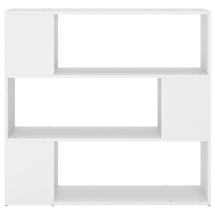 Libreria Divisorio-Scaffale per Libri-Mobile di Stoccaggio Bianco 100x24x94 cm