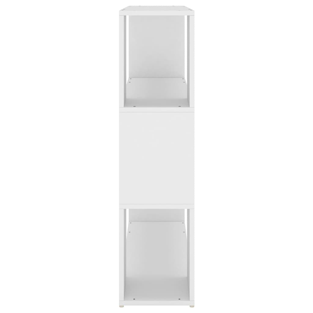 Libreria Divisorio-Scaffale per Libri-Mobile di Stoccaggio Bianco 100x24x94 cm