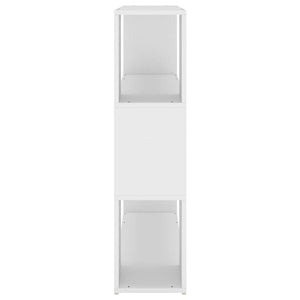 Libreria Divisorio-Scaffale per Libri-Mobile di Stoccaggio Bianco 100x24x94 cm