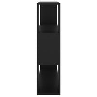 Libreria/Divisorio Nera 100x24x94 cm cod mxl 77855