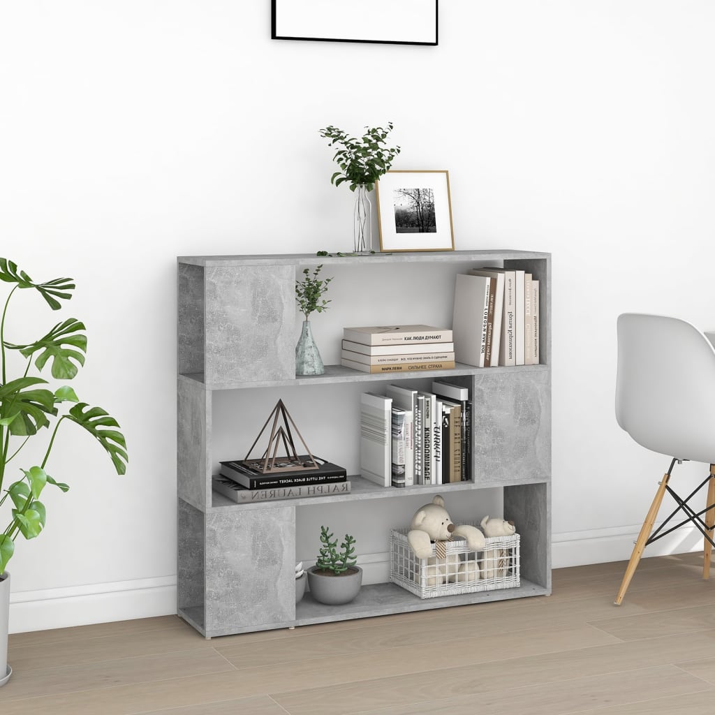 Libreria/Divisorio Grigio Cemento 100x24x94 cm cod mxl 18121