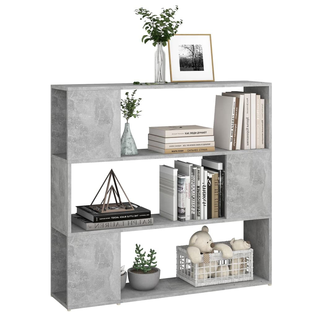 Libreria/Divisorio Grigio Cemento 100x24x94 cm cod mxl 18121