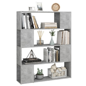 Libreria/Divisorio Grigio Cemento 100x24x124 cm 809192