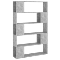 Libreria/Divisorio Grigio Cemento 100x24x155 cm in Truciolato cod mxl 73085