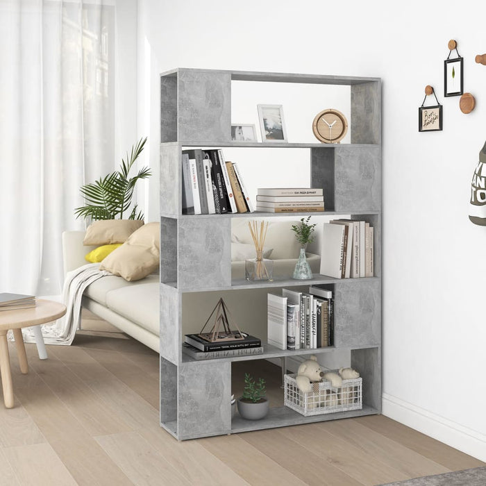 Libreria/Divisorio Grigio Cemento 100x24x155 cm in Truciolato cod mxl 73085
