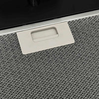 Cappa a Parete 60 cm in Acciaio e Vetro Temperato Nero cod mxl 67456