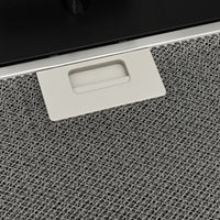 Cappa parete 60 cm acciaio e vetro temperato nero 02_0005884