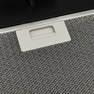 Cappa parete 60 cm acciaio e vetro temperato nero 02_0005884