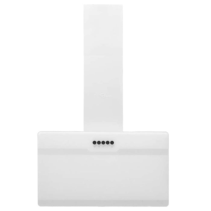 Cappa a Parete 60 cm in Acciaio e Vetro Temperato Bianco