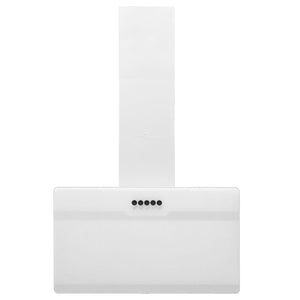 Cappa a Parete 60 cm in Acciaio e Vetro Temperato Bianco 51668
