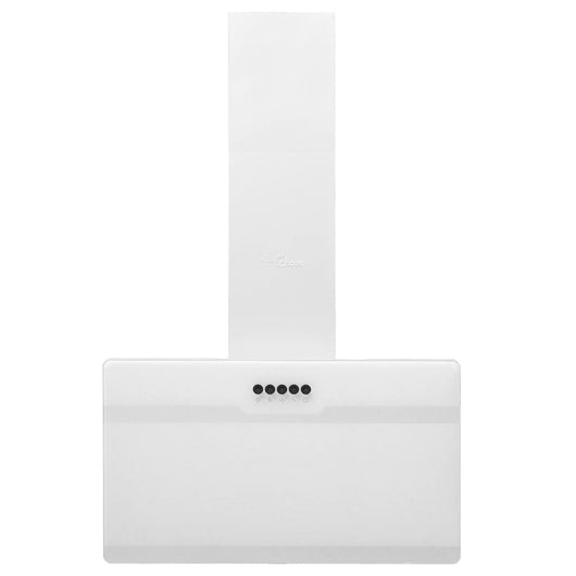 Cappa parete 60 cm acciaio e vetro temperato bianco 02_0005874