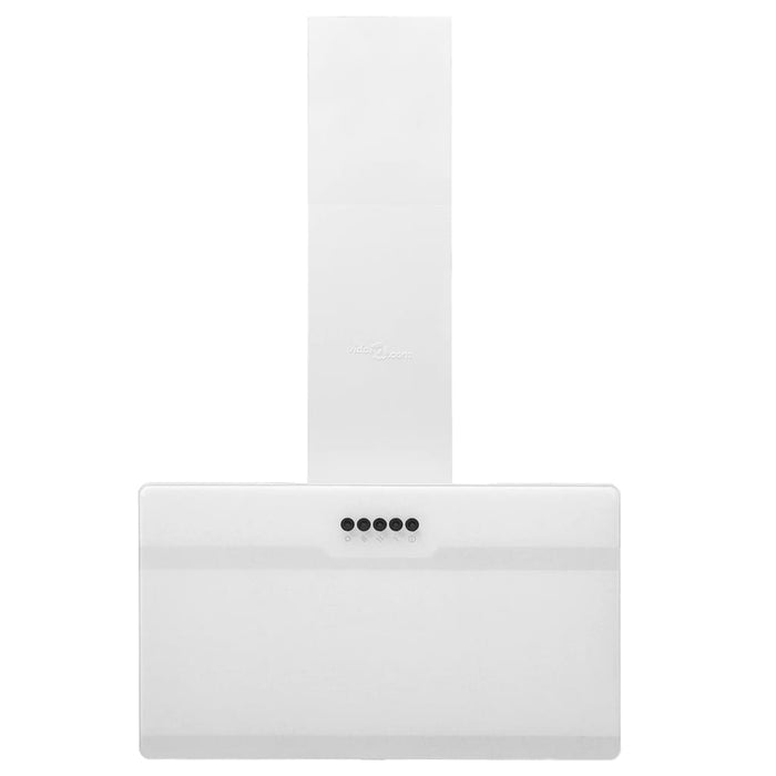 Cappa parete 60 cm acciaio e vetro temperato bianco 02_0005874