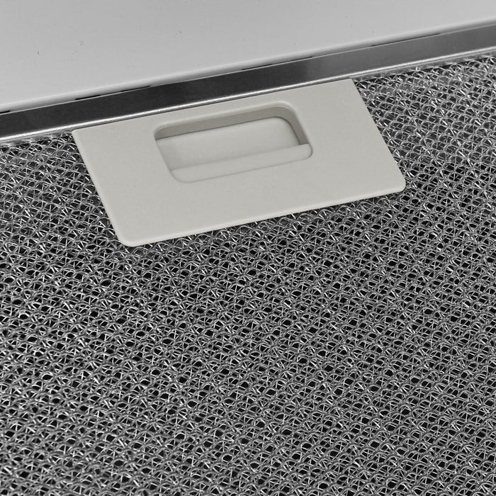 Cappa parete 60 cm acciaio e vetro temperato bianco 02_0005874