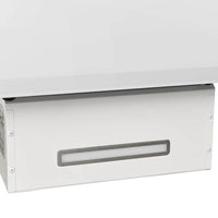 Cappa a Parete 90 cm in Acciaio e Vetro Temperato Bianco cod mxl 12949