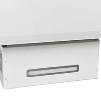 Cappa a Parete 90 cm in Acciaio e Vetro Temperato Bianco 51670