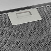 Cappa a Parete 90 cm in Acciaio e Vetro Temperato Bianco cod mxl 12949