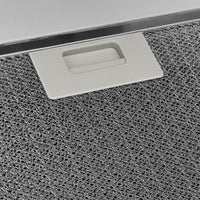 Cappa a Parete 90 cm in Acciaio e Vetro Temperato Bianco 51670