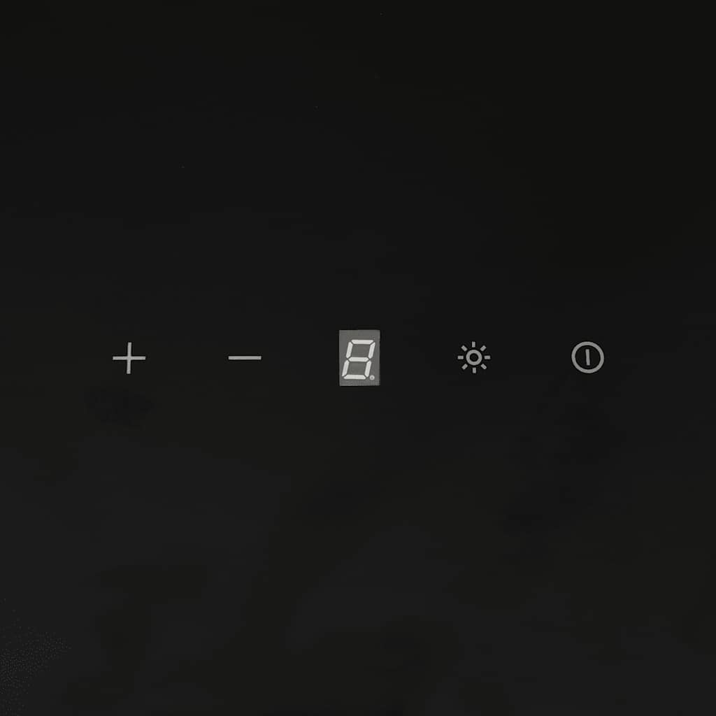 Cappa a Parete 60 cm in Acciaio e Vetro Temperato Nero cod mxl 54193