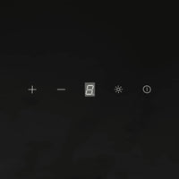 Cappa a Parete 60 cm in Acciaio e Vetro Temperato Nero cod mxl 54193