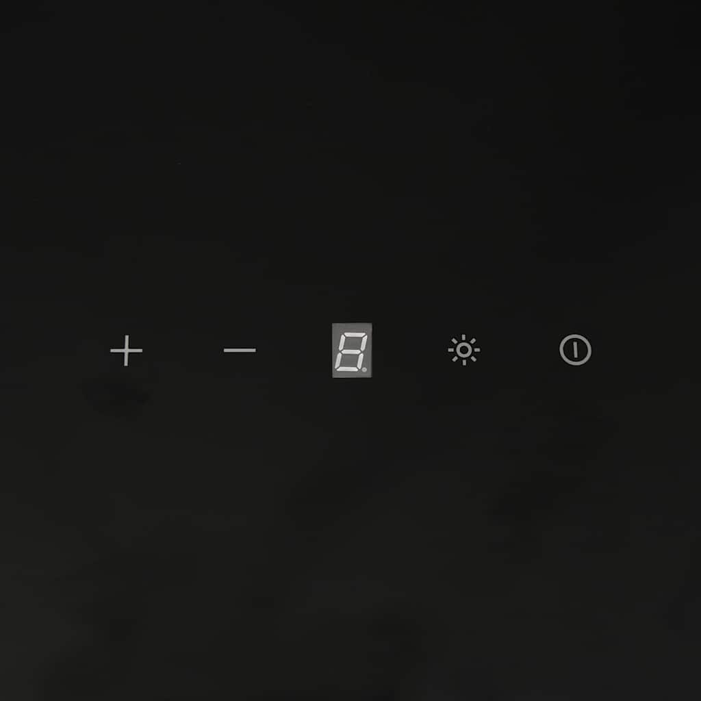 Cappa a Parete 60 cm in Acciaio e Vetro Temperato Nero 51671