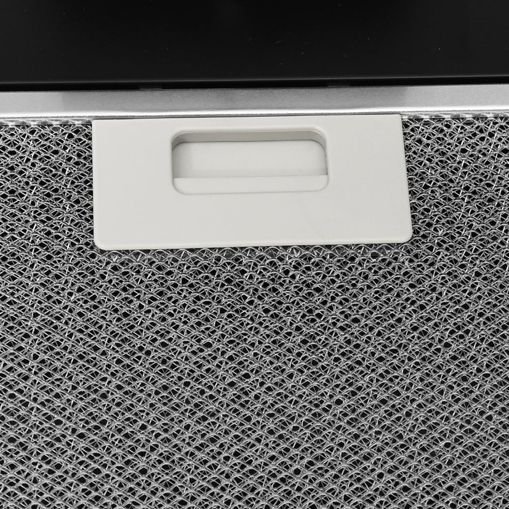 Cappa a parete Elegant 60 cm acciaio e vetro temperato nero 02_0005889