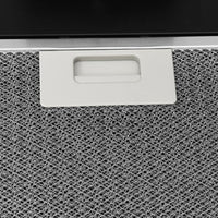 Cappa a parete Elegant 60 cm acciaio e vetro temperato nero 02_0005889