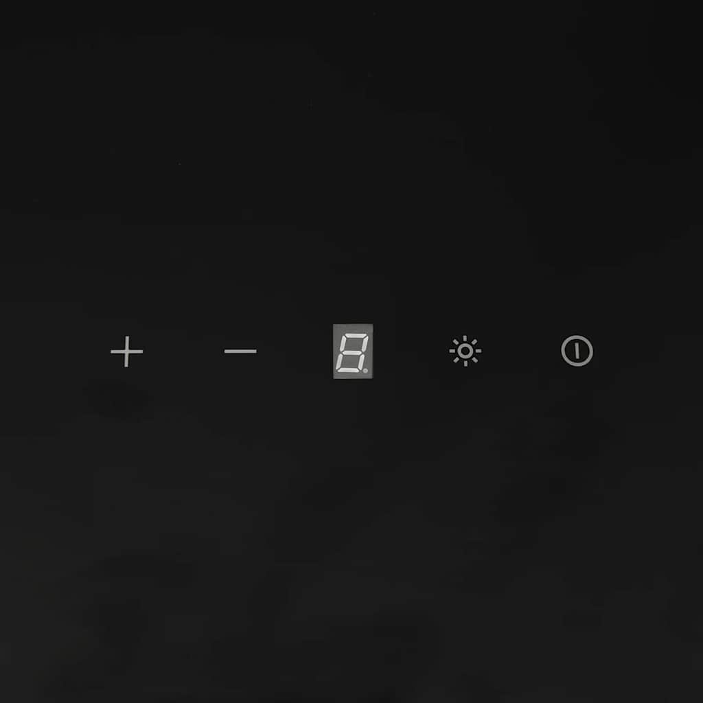 Cappa a Parete 90 cm in Acciaio e Vetro Temperato Nero 51673