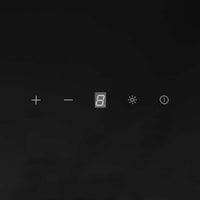 Cappa a Parete 90 cm in Acciaio e Vetro Temperato Nero 51673