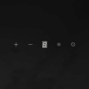 Cappa a Parete 90 cm in Acciaio e Vetro Temperato Nero 51673