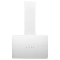 Cappa a Parete 60 cm in Acciaio e Vetro Temperato Bianco 51676