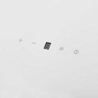 Cappa parete 60 cm acciaio e vetro temperato bianco 02_0005843