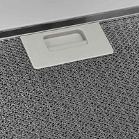 Cappa a Parete 60 cm in Acciaio e Vetro Temperato Bianco cod mxl 17674