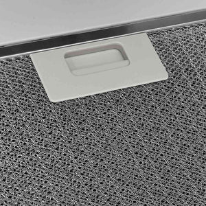 Cappa a Parete 60 cm in Acciaio e Vetro Temperato Bianco cod mxl 17674