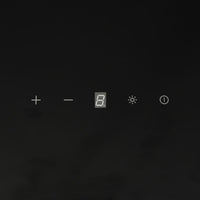 Cappa a Parete 90 cm in Acciaio e Vetro Temperato Nero 51677