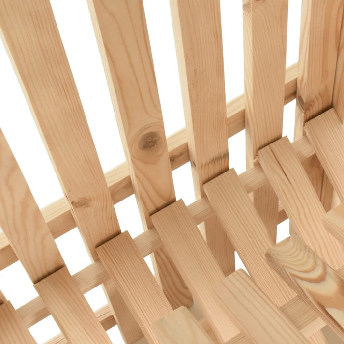 Cassetta Porta Patate  50x50x80 cm in Legno Massello di Pino 327329