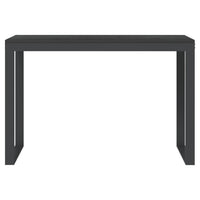 Scrivania tavolo postazione di lavoro mobile per computer studio per computer 110 x 60 x 73 cm derivati ​​del legno nero 02_0023745