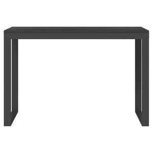 Scrivania tavolo postazione di lavoro mobile per computer studio per computer 110 x 60 x 73 cm derivati ​​del legno nero 02_0023745