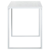 Scrivania per Computer Bianca 110x60x73 cm in Legno Multistrato 30197