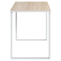 Scrivania tavolo postazione di lavoro mobile per computer studio e rovere 110 x 60 x 73 cm Truciolato marrone 02_0023720