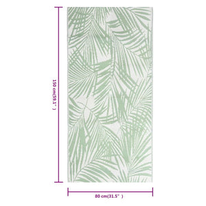 Tappeto da Esterni Verde 80x150 cm in PP cod mxl 65871