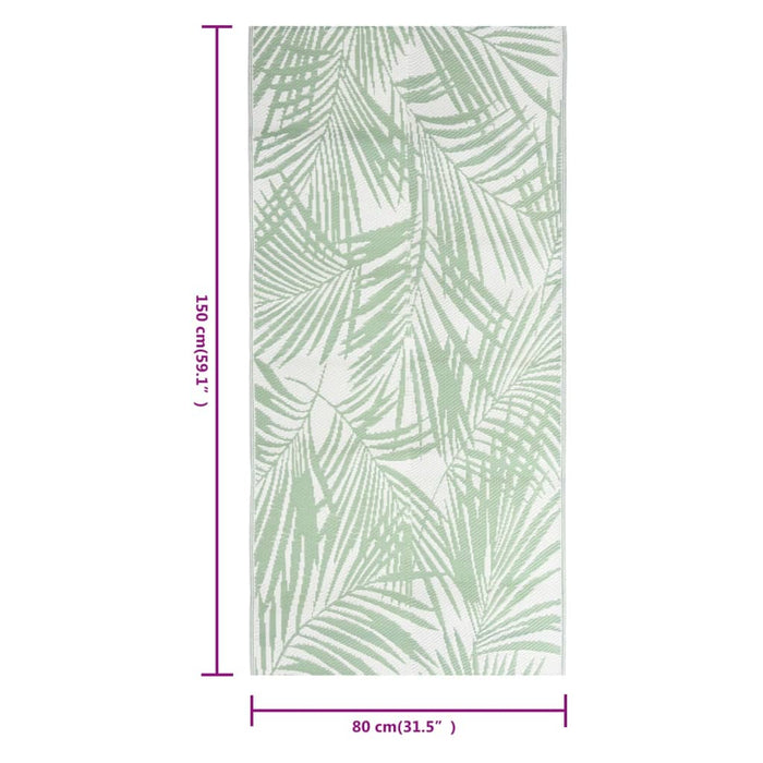 Tappeto da Esterni Verde 80x150 cm in PP cod mxl 65871