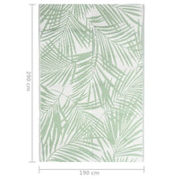 Tappeto da Esterno Verde 190x290 cm in PP cod mxl 78072