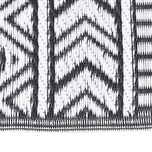 Tappeto da Esterni ARAKIL Nero 80x150 cm in PP 316919