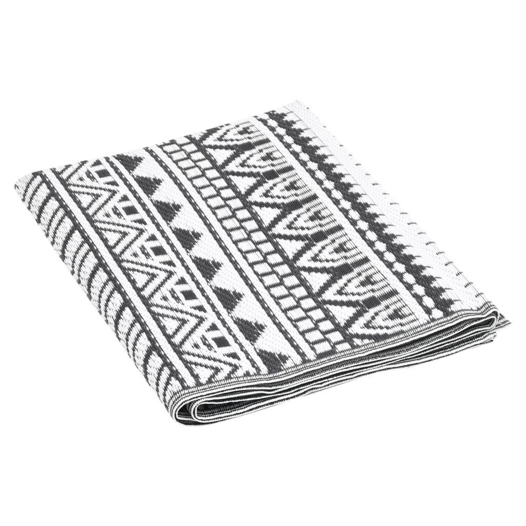 Tappeto da Esterni ARAKIL Nero 80x150 cm in PP 316919