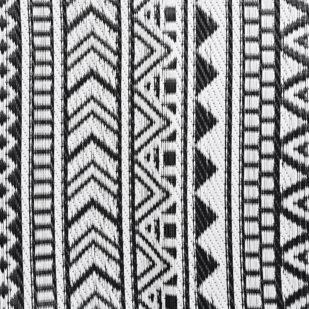 Tappeto da Esterni ARAKIL Nero 80x150 cm in PP 316919